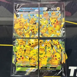 Pokemon Pikachu V-Union Complete Set Near Mint SWSH139 SWSH140 SWSH141 SWSH142 - Image 1