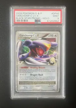 Pokemon Garchomp C Lv.X Black Star Holo Promo DP46 PSA 9 MINT Diamond & Pearl - Image 1