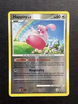 Happiny 76/127 Reverse Holo Platinum Pokemon TCG Cute Great Condition (P632) - Image 1