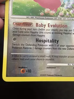 Happiny 76/127 Reverse Holo Platinum Pokemon TCG Cute Great Condition (P632) - Image 3