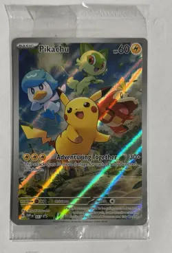 Pokemon Pikachu SVP 027 Scarlet & Violet Paldea Evolved ETB Promo SEALED - Image 1