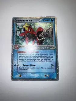 Crawdaunt Ex Pokemon Holon Phantoms 2006 99/110 Ultra Rare Cosmos Holo MP 85B - Image 1