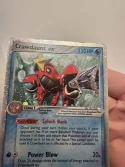 Crawdaunt Ex Pokemon Holon Phantoms 2006 99/110 Ultra Rare Cosmos Holo MP 85B - Image 5