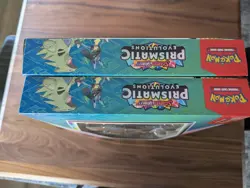 2 x Pokemon Prismatic Evolutions Lucario EX and Tyranitar EX Premium Collection - Image 5
