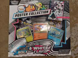 POKEMON BLACK BOLT WHITE FLARE POSTER COLLECTION BOX SEALED - Image 1