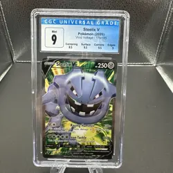 2020 POKEMON SWORD & SHIELD VIVID VOLTAGE #176 FULL ART/STEELIX V CGC 9 - Image 1