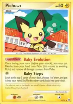 1x Pichu - 25/99 - Rare Lightly Played Pokemon Platinum Arceus - Image 1