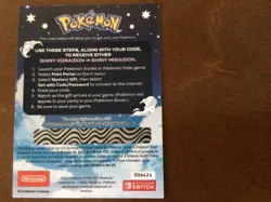 Shiny Miraidon Koraidon Code GameStop Pokemon Promo NM Not Scratched - Image 2