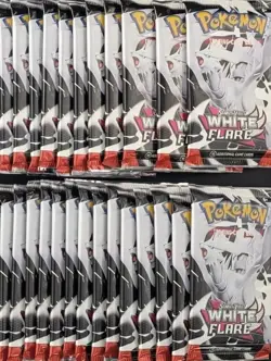 2025 Pokemon TCG White Flare Sealed Booster Pack Lot x25 New Scarlet Violet - Image 1