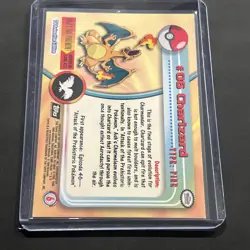 2000 Topps Pokemon Charizard # 06 Holo Foil Flames Embossed Rare Nm++ - Image 2
