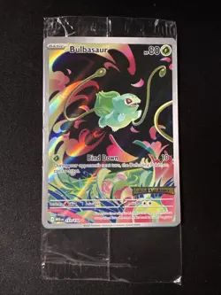 Bulbasaur 133/132 Pokemon Mega Evolution Stamped Box Topper Promo Sealed - Image 1