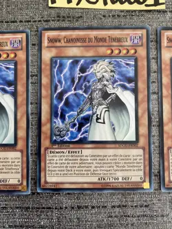 Carte Yu-gi-oh Playset Snoww Chanoinesse Du Monde Tenebreux SDGU-FR002 SR VF OCC - Image 4