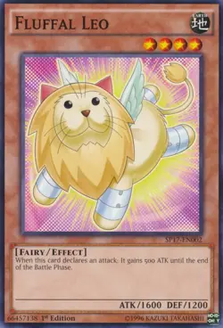 Yugioh - Fluffal Leo (Starfoil Rare) (1st Edition) - SP17-EN002 P - Image 1