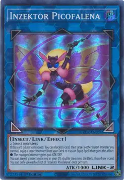 INZEKTOR PICOFALENA GRCR-EN051 1ST ED YUGIOH GRAND CREATOR (SUPER, NM) - Image 1
