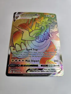 Dracozolt VMAX 210/203 Evolving Skies Secret Rare Holo Pokemon Card - Image 2