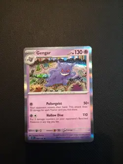 Pokemon TCG Gengar 151 Holo Card 94/165 Rare Near Mint - Image 1