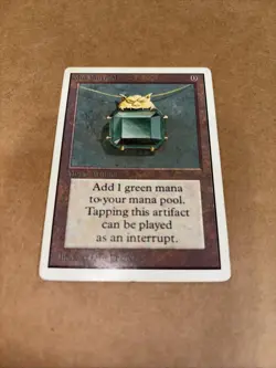 Magic: The Gathering Mox Emerald Unlimited Card English Edition - Image 1