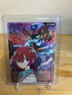 Gundam TCG Resource Card Machu RP-010 FOIL Alt Art English Anime Expo 2025 Promo - Image 3