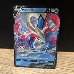 Pokemon TCG Milotic v 043/192 Rebel Clash Ultra Rare Card - Image 1