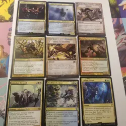 Magic The Gathering Multi-colored Gold Card Lot Mix Rarity Commander - Image 3