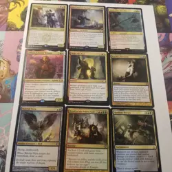 Magic The Gathering Multi-colored Gold Card Lot Mix Rarity Commander - Image 4