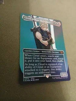 MTG Cloud, Midgar Mercenary 0375 - Mythic Foil Borderless - Final Fantasy - Image 2