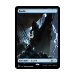 WOTC MtG Magic the Gathering Island (The Dracula Lands) (R) (Foil) EX - Image 1