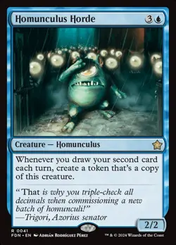 Homunculus Horde - Foundations (FDN) - MTG Rare English Nonfoil - Image 1