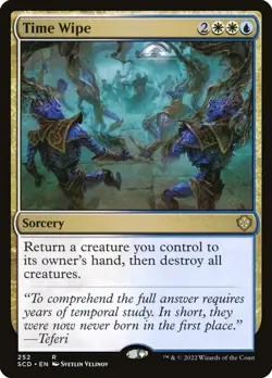 Time Wipe - Starter Commander Decks (SCD) - MTG Rare English Nonfoil - Image 1