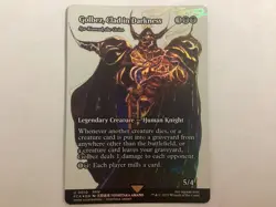 MTG Final Fantasy GOLBEZ, CLAD IN DARKNESS Foil Showcase NM (BIN) Graded Power - Image 1