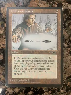 MTG Lodestone Bauble x1 Alliances, Magic the Gathering - Image 1