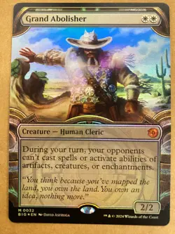 MTG 1x FOIL SHOWCASE Grand Abolisher 32 Outlaws of Thunder Junction Magic x1 NM - Image 1