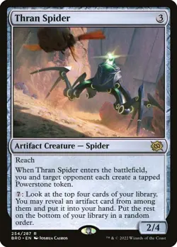 Thran Spider (Extended Art) - The Brothers' War (BRO) - MTG Rare English Foil - Image 1