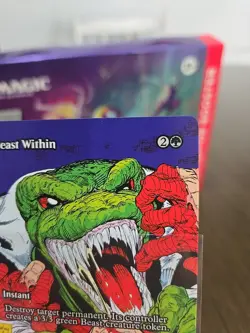 NM Borderless Beast Within, MTG, Marvel's Spider-Man, Magic the Gathering, 33 - Image 4