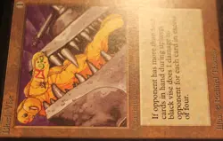 Black Vise - Beta - Light Play Magic The Gathering MTG English Nice Very Good - Image 5