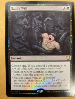 MTG 1x FOIL Szat's Will # 152 Commander Legends Magic the Gathering Card x1 NM - Image 1