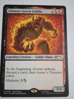 Ultimate Green Goblin - Spider Man alt art Promo - MTG - Image 1