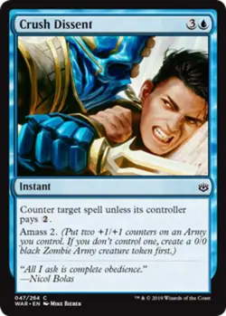 Crush Dissent - War Of The Spark #047/264 MTG Magic The Gathering - Image 1