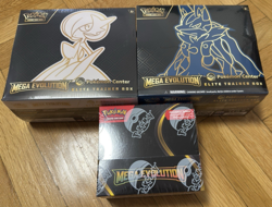 Pokemon Mega Evolution ETB Lucario & Gardevoirl & Enhanced Booster Display BOX - Image 1