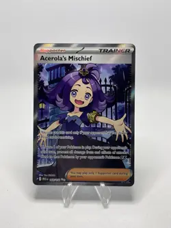Acerola's Mischief 165/132 Pokemon Mega Evolution Full Art NM - Image 1