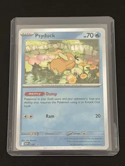 Pokemon TCG Psyduck MEP 007 Mega Evolution Pokemon Blister Promo - Image 1
