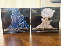 Pokemon Center Mega Evolution Gardevoir & Lucario Elite Trainer Box Set Sealed - Image 1
