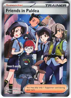 Friends in Paldea - 137/131 Pokemon SV: Prismatic Evolutions Holo Ultra Rare NM - Image 1