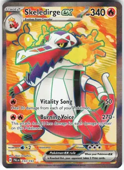 Skeledirge ex - 233/193 Pokemon SV02: Paldea Evolved Holo Ultra Rare NM - Image 1
