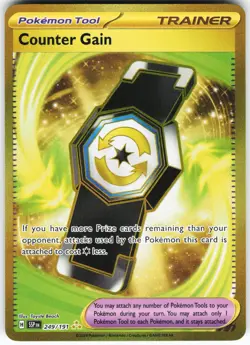 Counter Gain - 249/191 Pokemon SV08: Surging Sparks Holo Hyper Rare NM - Image 1