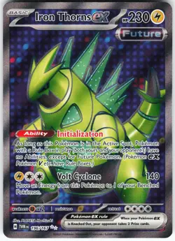 Iron Thorns ex - 196/167 Pokemon SV06: Twilight Masquerade Holo Ultra Rare NM - Image 1
