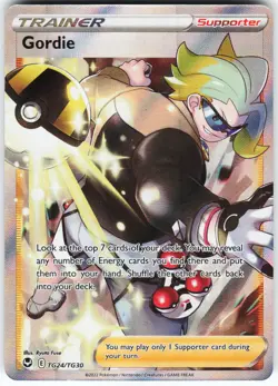 Gordie TG24/TG30 Pokemon SWSH12: Silver Tempest Trainer Gallery Holo Ultra Rare - Image 1