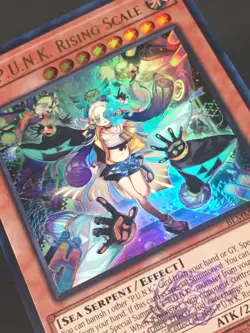Yugioh Noh-P.U.N.K. Rising Scale BLMM-EN050 1st Edition NM Ultra rare - Image 2