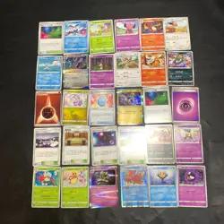 Pokemon Card Lot Of 30 Japanese Common Uncommon Rare - Image 1