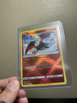 Pokemon TCG Charizard Radiant Rare Card Crown Zenith 020/159 NM Condition - Image 3